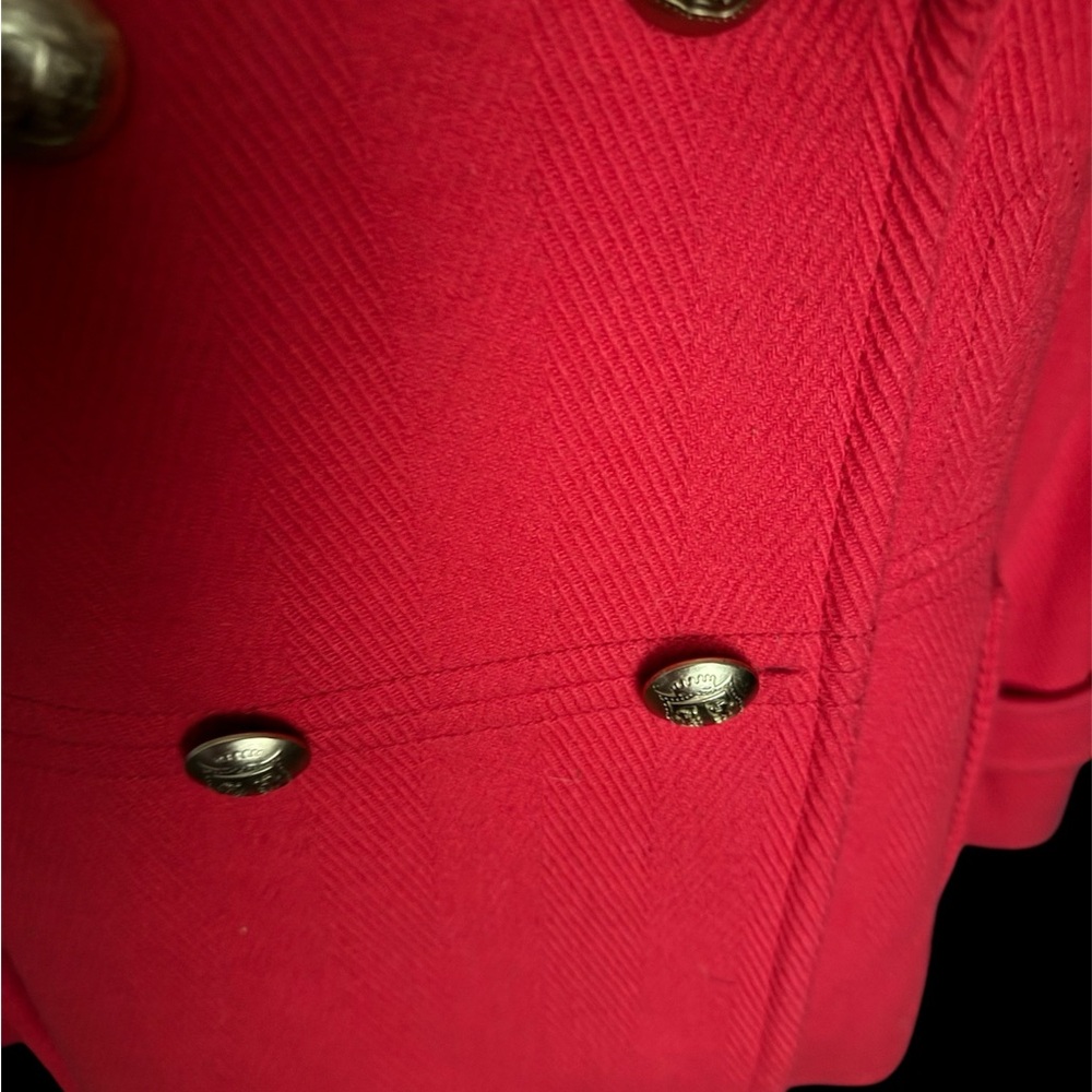 Beautiful red mid-weight Talbots jacket. Exceptional Used Condition, size 16. - Picture 4 of 12